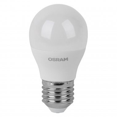 Фотография товара 'Osram 4099854327797 Светодиодная лампа LED STAR шар (P) 9Вт 4000К E27 170-250В'