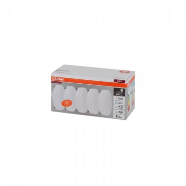 Фотография товара 'Osram 4058075584204 Выгодный пак LED VALUE 5 штук GX53 10Вт 6500К'