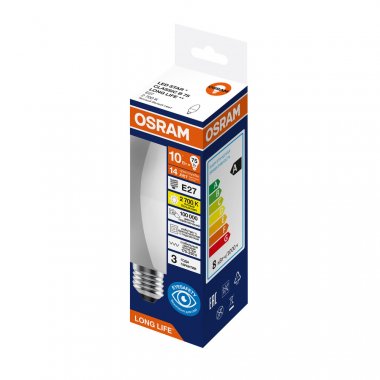 Фотография товара 'Osram 4099854186783 Светодиодная лампа LED STAR свеча (B) 9Вт 2700К E27 170-250В'