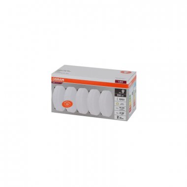 Фотография товара 'Osram 4058075584143 Выгодный пак LED VALUE 5 штук GX53 10Вт 3000К'