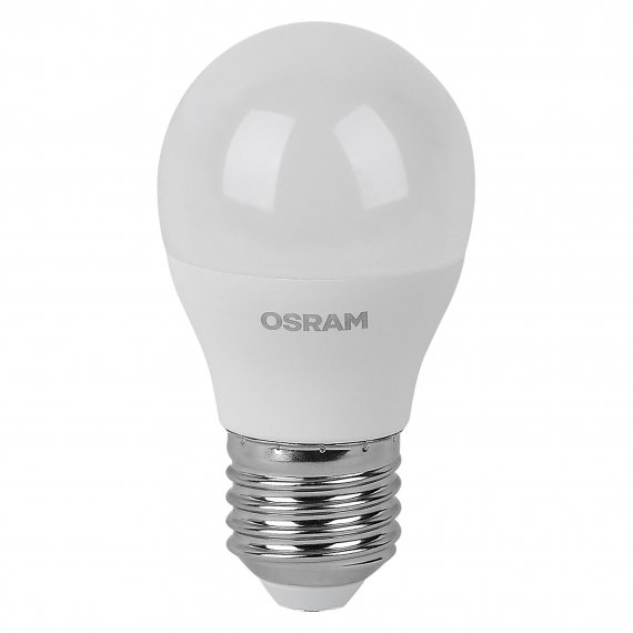 Фотография товара 'Osram 4099854327797 Светодиодная лампа LED STAR шар (P) 9Вт 4000К E27 170-250В'