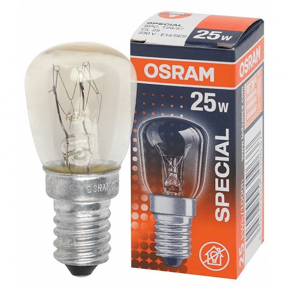Фотография товара 'Osram 4050300309637 Бытовая галогенная лампа SPECIAL T/FRIDGE 25Вт Е14'