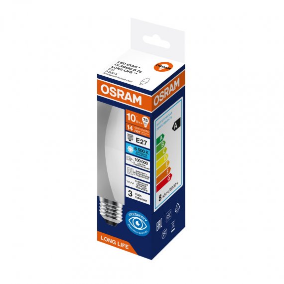 Фотография товара 'Osram 4099854186905 Лампа светодиодная LED Star свеча, 806лм, 9Вт'