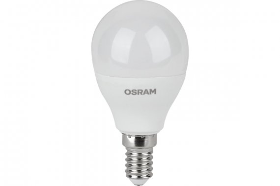 Фотография товара 'Osram 4058075579743 Светодиодная лампа LED Value шар (P) 10Вт 4000К E14'