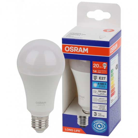 Фотография товара 'Osram 4099854185489 Лампа светодиодная LED Star груша, 2452лм, 20Вт'